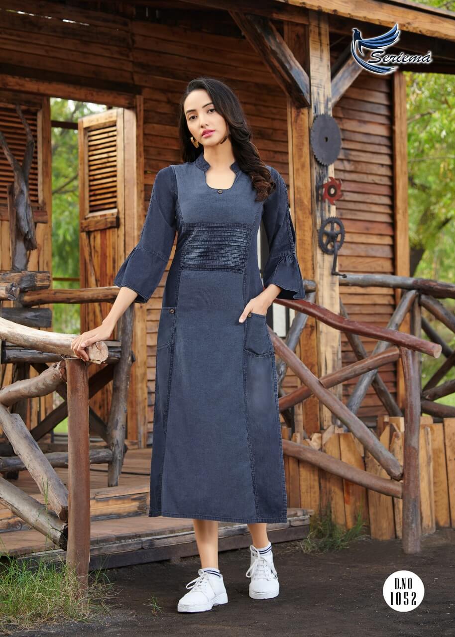 Seriema Kumb Capture vol 2 Denim Kurtis Collection in Wholesale, Buy Seriema Kumb Capture vol 2 Denim Kurtis Collection in Wholesale Rate Online From Vadodara, Gujarat.